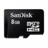 memory card Sandisk 8 GB Class 4 Micro SDHC  card