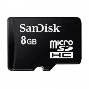 memory card Sandisk 8 GB Class 4 Micro SDHC  card