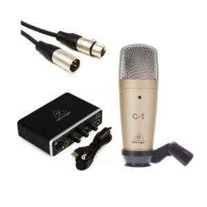 Behringer UMC22, Behringer C-1 & XLR