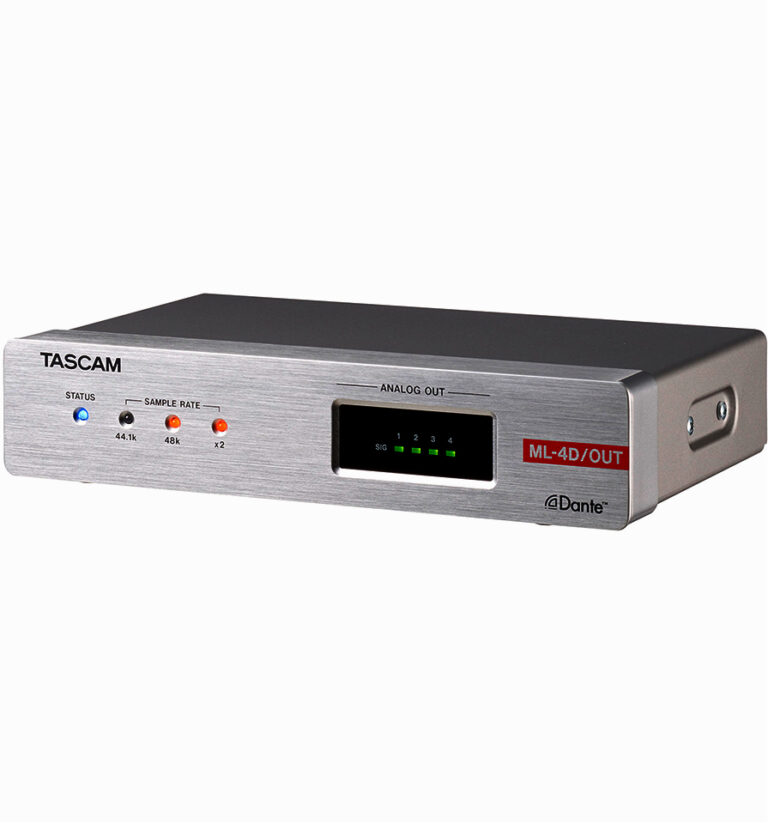 Tascam ML-4D/OUT-X 4-Channel Line-Output Dante