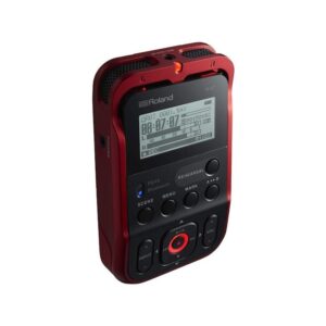 Roland High-Resolution Handheld Audio Recorder, Red