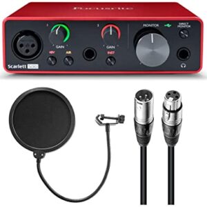Scarlett Solo 3rd Gen , filter & Xlr
