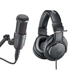 Audio-Technica AT2020 & Audio-Technica ATH-M20X