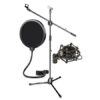 Boom Microphone Stand  , pop filter and  shock mount