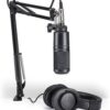Audio-Technica AT2020, ATH-M20X, XLR & Stand