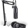 Audio-Technica AT2020, ATH-M20X, XLR & Stand
