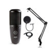 mic akg p120 , arm stand  , pop filter and cable xlr
