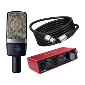 AKG C214, Focusrite 2i2 & Cable XLR