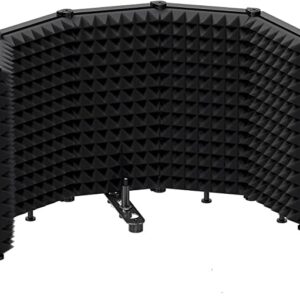 Microphone Isolation Shield Acoustic Absorption Foam