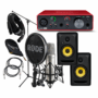 Focusrite Solo, KRK CL5 G3, Rode NT1-A, XLR & Stand