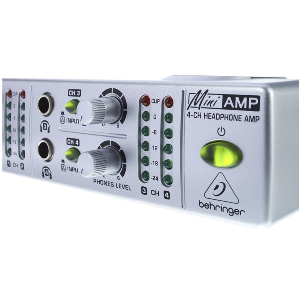 Behringer MiniAmp AMP800 4channel Headphone Amp Audiomisr™
