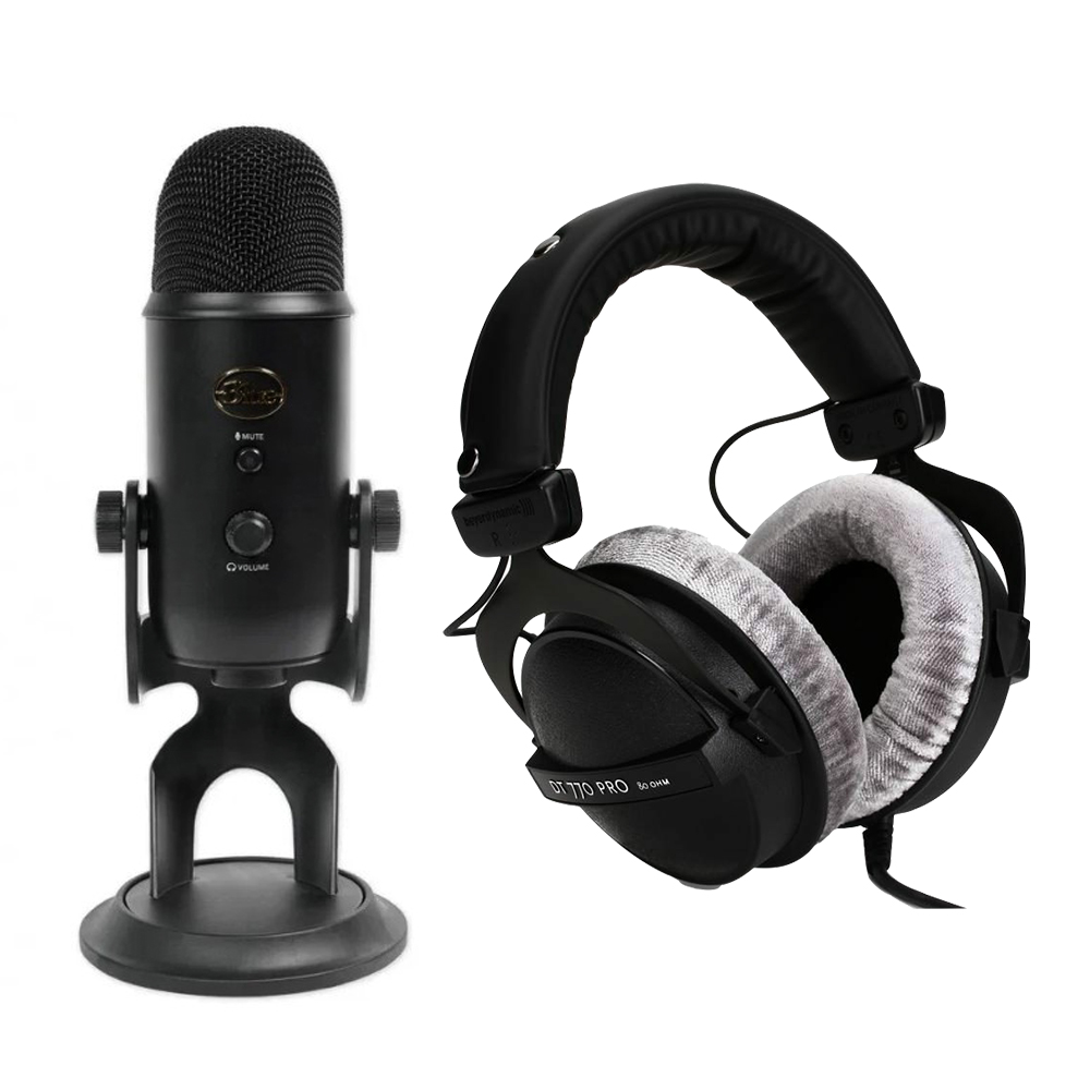 Blue Yeti \u0026 beyerdynamic DT-770 Pro 80 