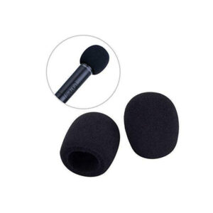 Foam Ball-Type Microphone Windscreen, Black