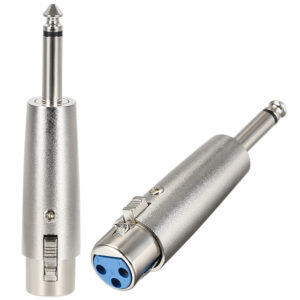 Audio Adapter - XLR female to 1/4" male Mono TS