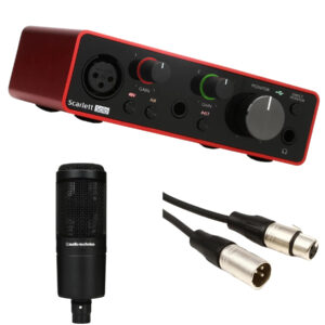 Solo Scarlett 3rd gen, AT 2020 & Xlr Cable