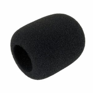 Foam Ball Microphone Windscreen, Black