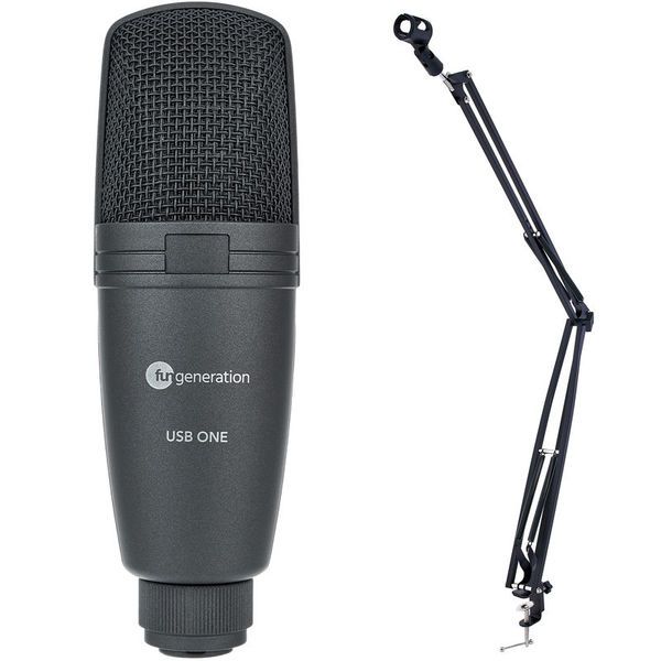 Fun Generation Studio & Recording Microphone. USB & Stand ARM