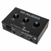M-Audio M-Track Solo – USB Audio Interface for Recording