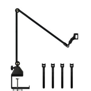 JUSPINS AM-400 Black Metal Desk Mic Arm