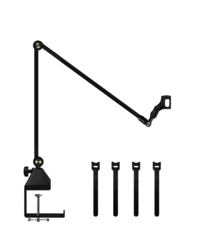 JUSPINS AM-400 Black Metal Desk Mic Arm
