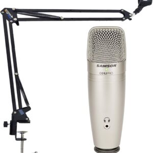 Samson C01U Pro Condenser Microphone & Arm Stand