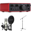Focusrite Scarlett Solo Generation & Rode NT1-A Cardioid Condenser Microphone & Stand