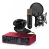 Focusrite Scarlett 2i2 4th Generation & Rode NT1 Signature Series Black Cardioid Condenser Microphone