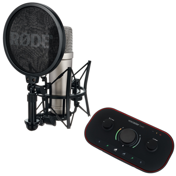 Rode NT1-A Complete Focusrite Vocaster Two